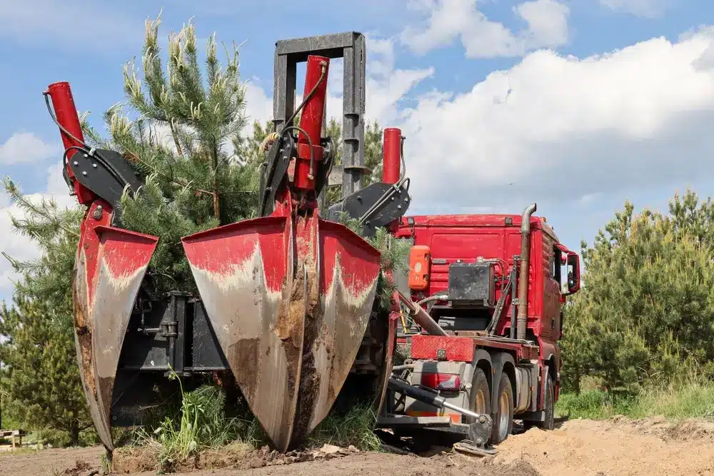 heavy forestry machines