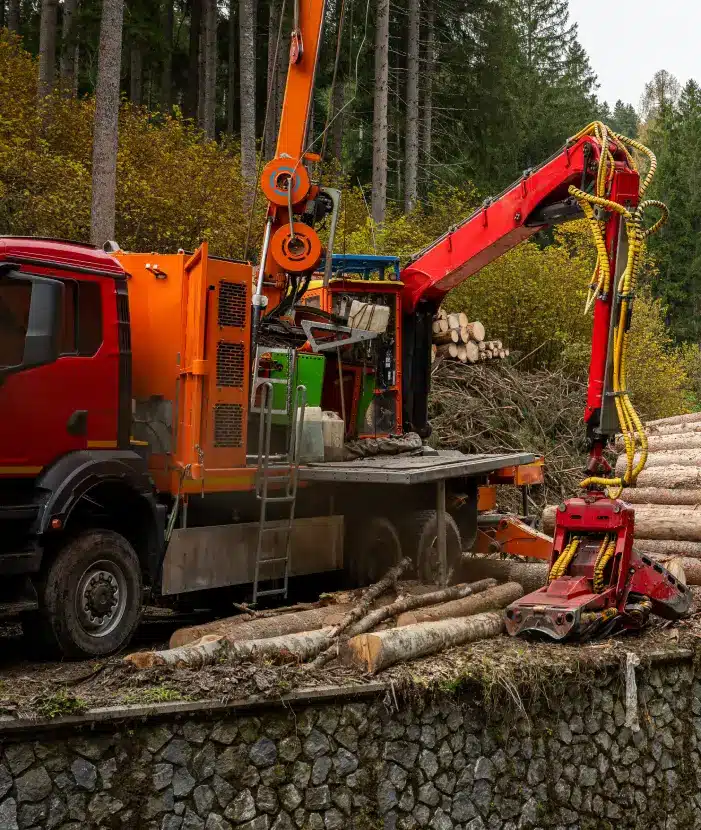 heavy forestry machines